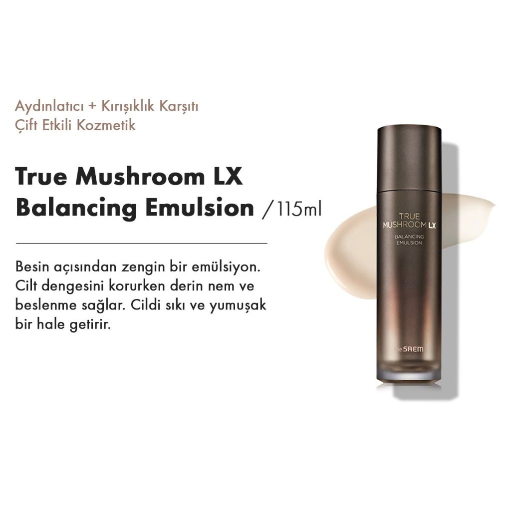 The Saem True Mushroom Set - Kırışıklık Karşıtı Cilt Bakım Seti