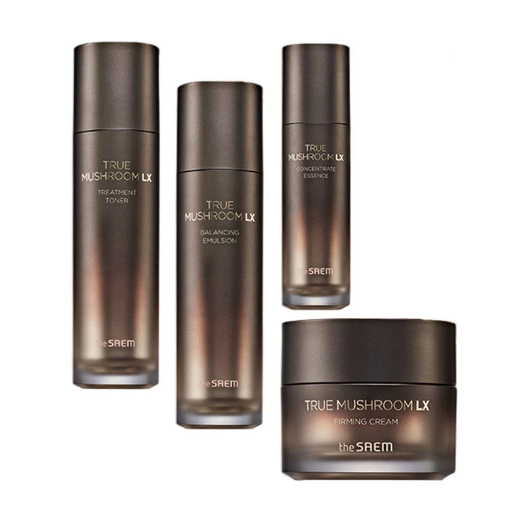 The Saem True Mushroom Set - Kırışıklık Karşıtı Cilt Bakım Seti