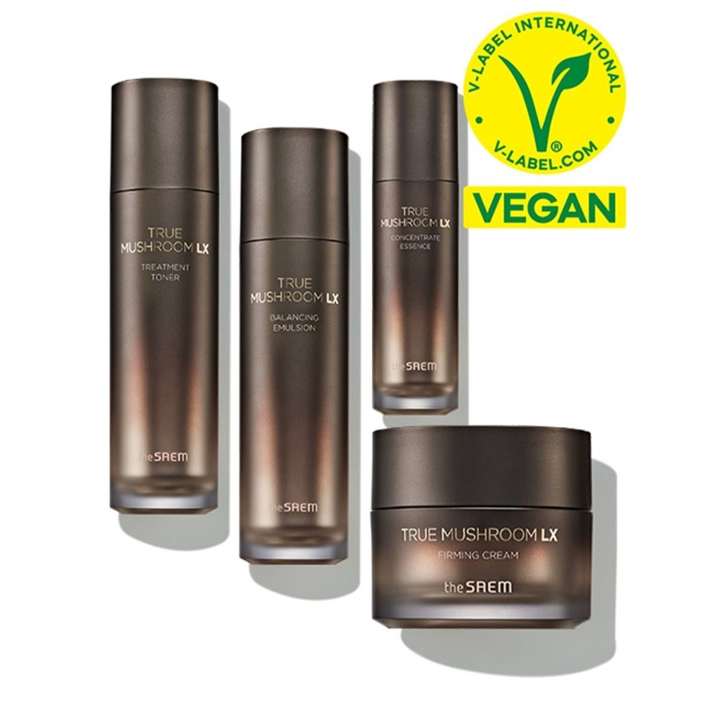 The Saem True Mushroom Set - Kırışıklık Karşıtı Cilt Bakım Seti