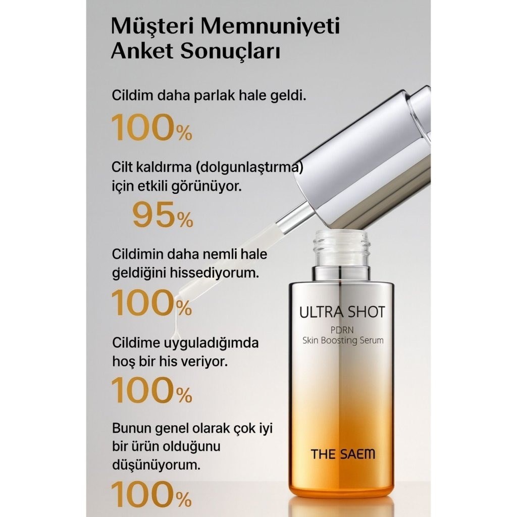 The Saem Ultra Shot PDRN Serum - Onarım & Aydınlık 35 ml