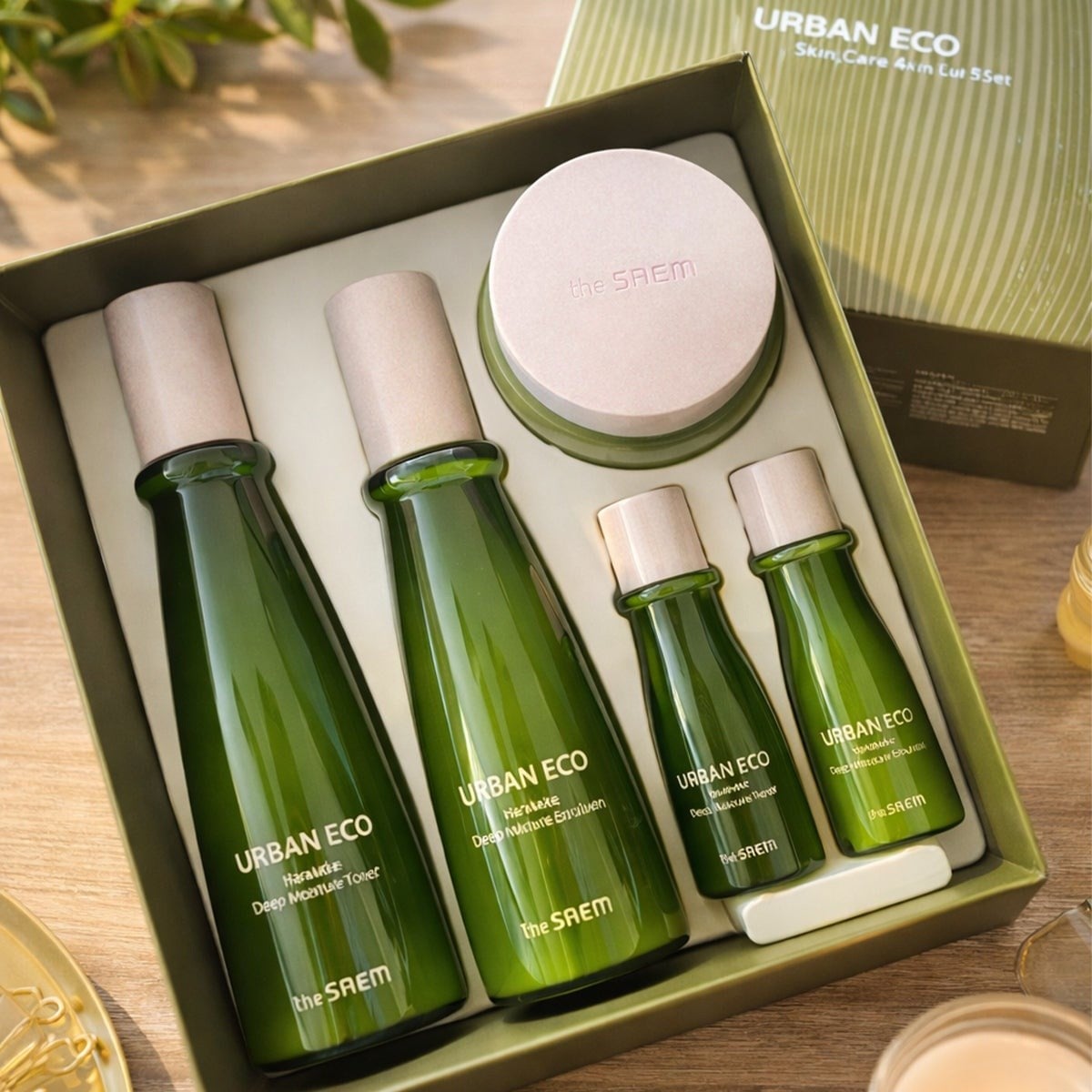The Saem Urban Eco Harakeke Deep Moisture Skin Care 3 Set