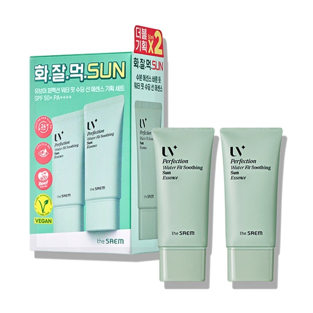 The Saem UV Waterfit Vegan Sun - Güneş Kremi İkili set