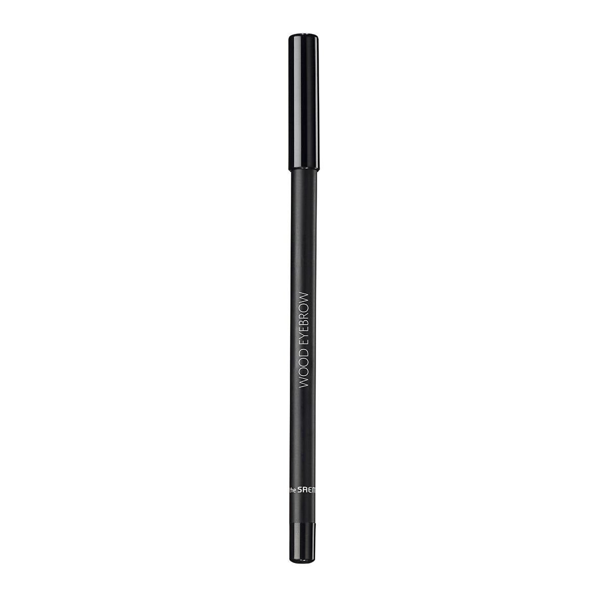 The Saem Wood Brow - Doğal Kaş Kalemi Black
