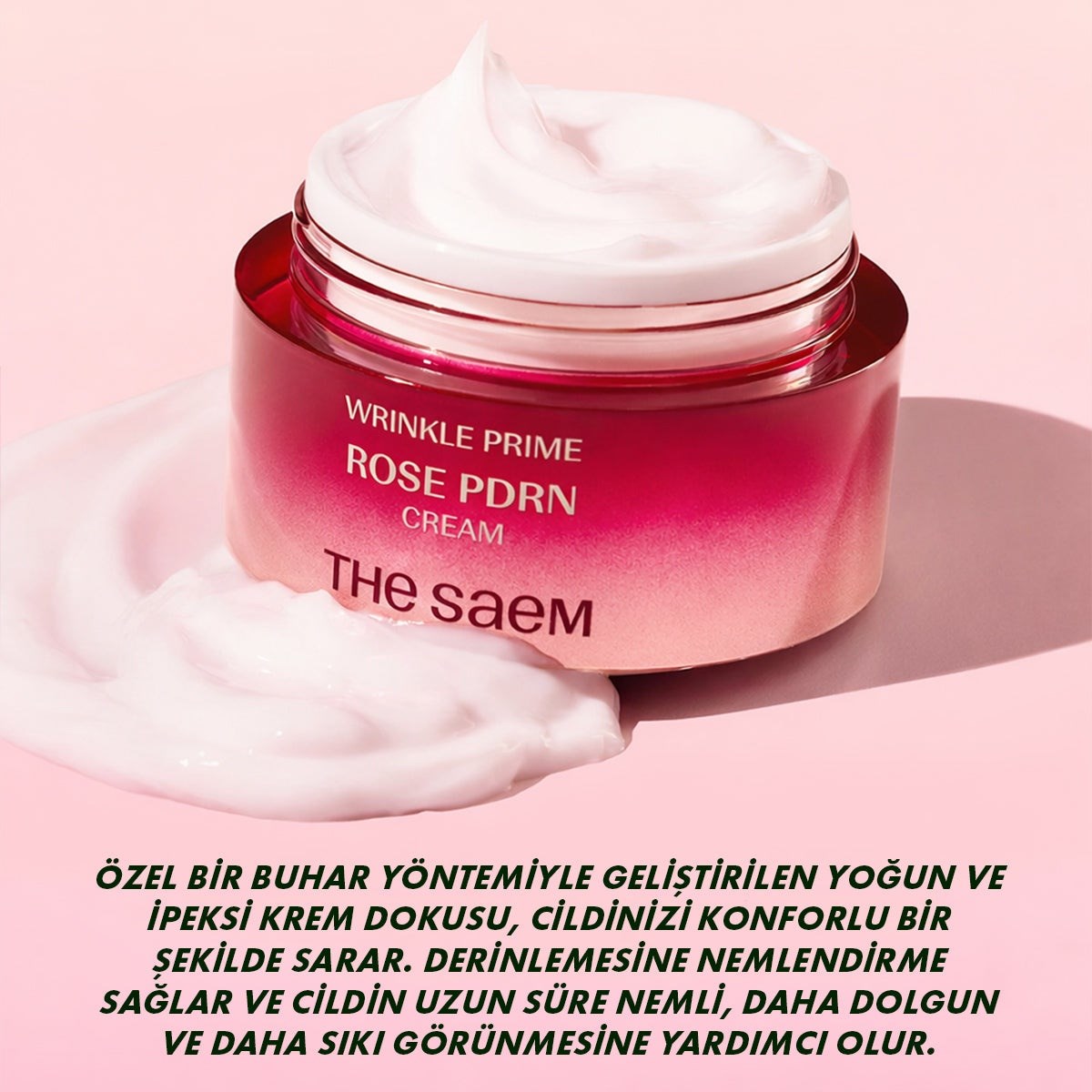 The Saem Wrinkle Prime Rose PDRN Cream – Anti-Aging Bakım Kremi