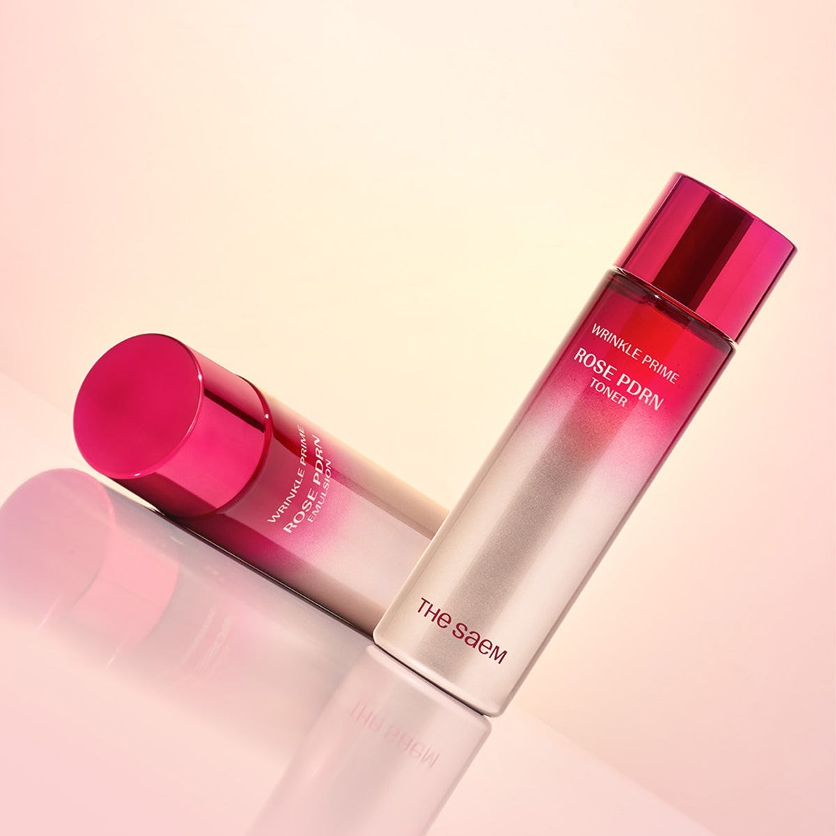 The Saem Wrinkle Prime Rose PDRN Set – Sıkılaştırıcı Bakım Seti