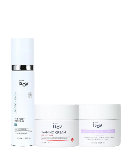 Time Reset HD Serum 50 ml & S-Amino Cream 100 ml & V-Intensive Effect Cream 100 ml