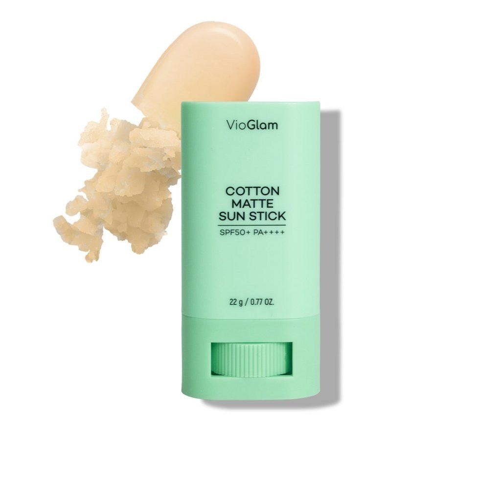 VioGlam Cotton Matte Sun Stick - Mat Bitiş Güneş Kremi