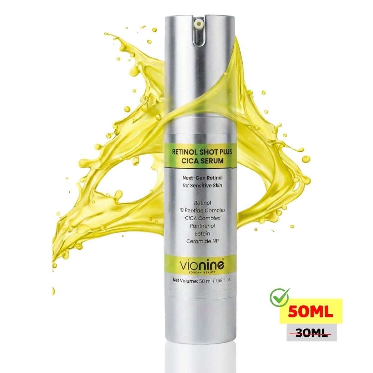 Vionine Retinol MicroShot™ Plus Cica Serum 50 ml %0,1