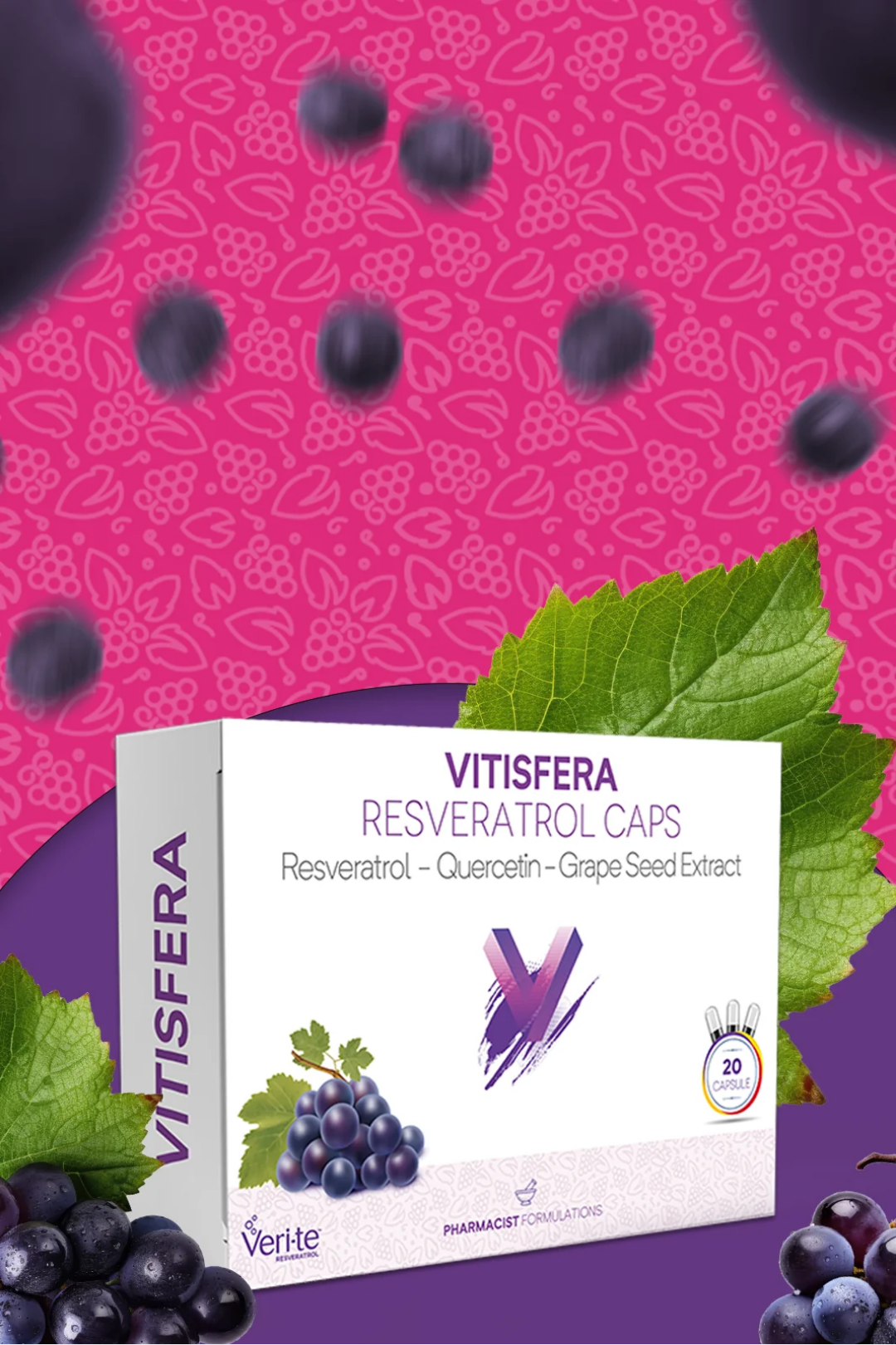 Vitisfera Resveratrol Caps 20 Kapsül