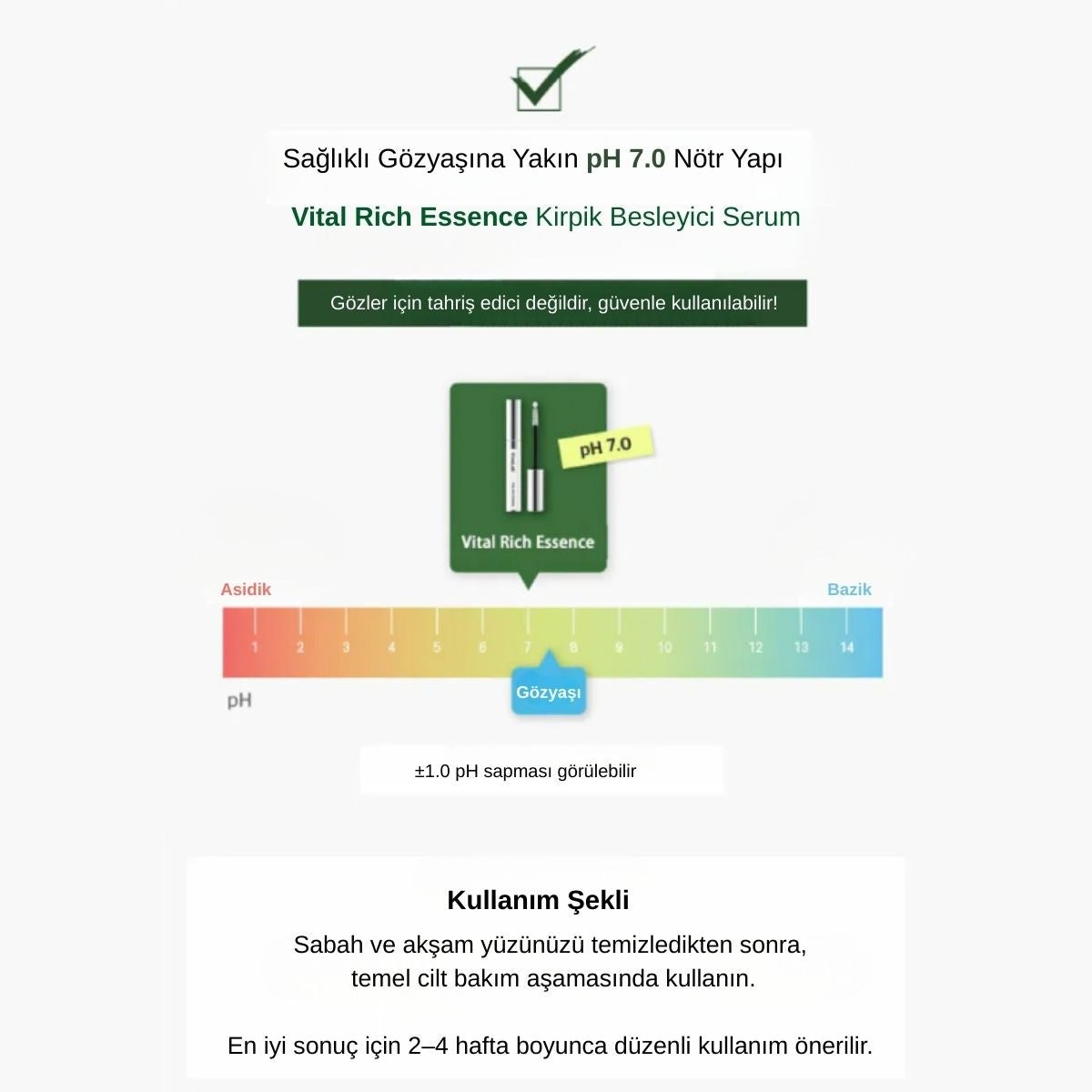 ViveLab Vital Rich Essence - Kaş Kirpik Saç Esansı 10 g