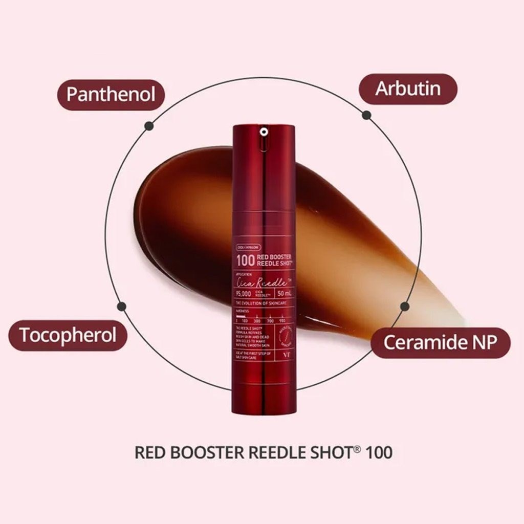 VT Cosmetics Red Booster Reedle Shot 100 - Başlangıç Aydınlatıcı