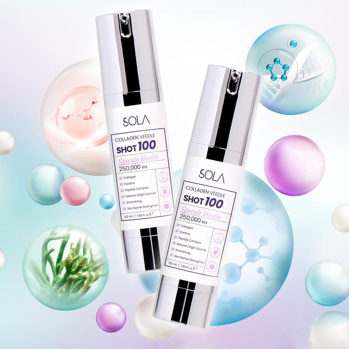 Whitening Veedle Shot (100) 250.000 Spicule Veedle 50 ml