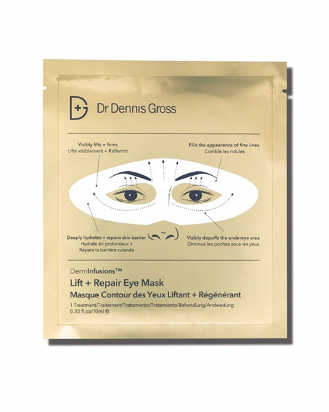 DermInfusions Lift + Repair Eye Mask 1 Pack