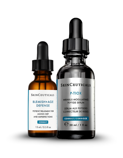 P-TIOX Serum 30 ml & Blemish+Age Defense 15 ml