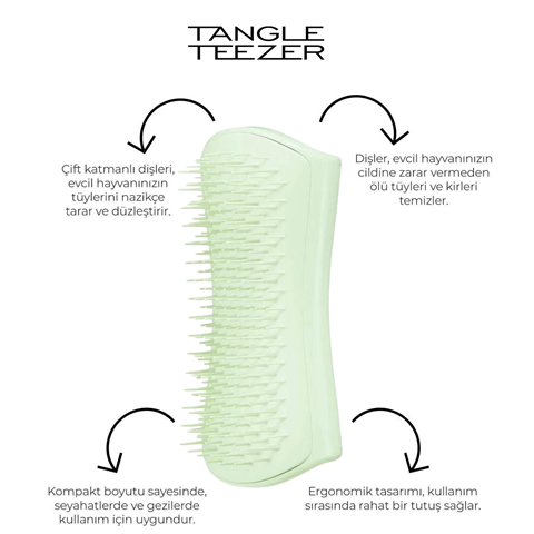 Tangle Teezer - Pet Teezer Puppy Brush Green / Green