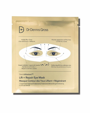 DermInfusions Lift + Repair Eye Mask 1 Pack