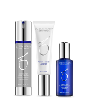 Retinol + Blemish Complex 50 ml & Exfoliation Accelerator 50 ml & Complexion Clarifying Serum 50 ml