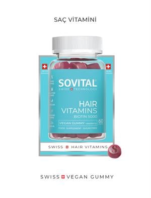 SOVITAL Hair Vitamins 60 Gummy