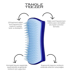 Tangle Teezer - Pet Teezer Deshedding Small Blue / Light Blue