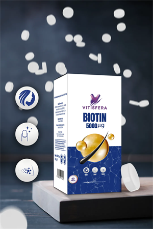 Vitisfera Biotin 5000 mcg 60 Tablet