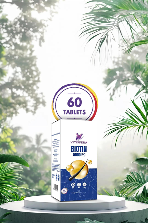 Vitisfera Biotin 5000 mcg 60 Tablet