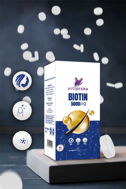 Vitisfera Biotin 5000 mcg 60 Tablet