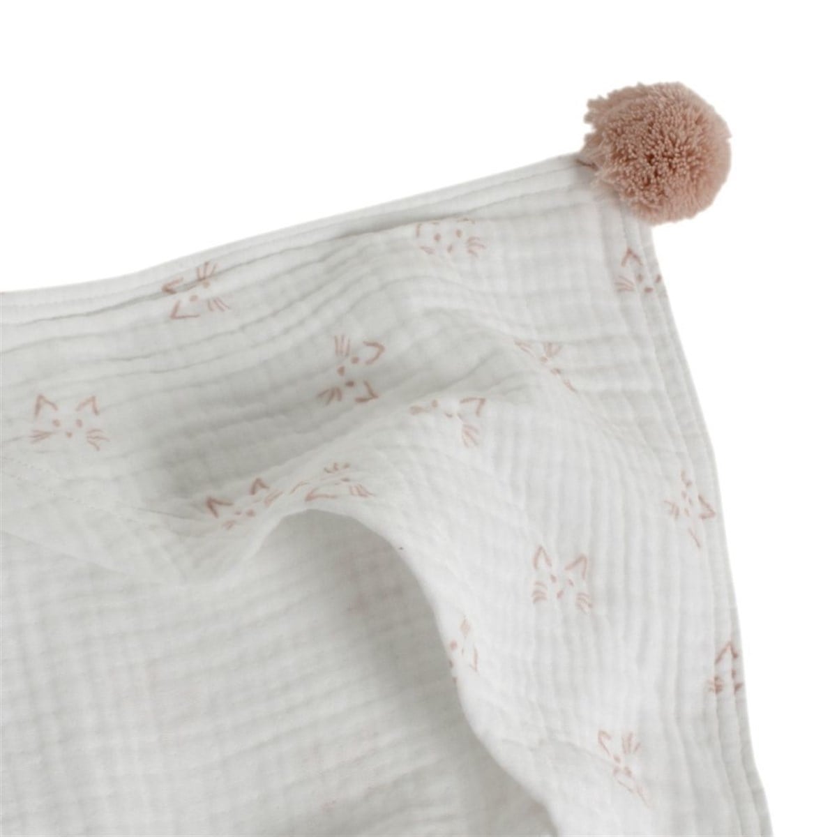 Bath Set- Hooded Towel Kitty & Baby Brush