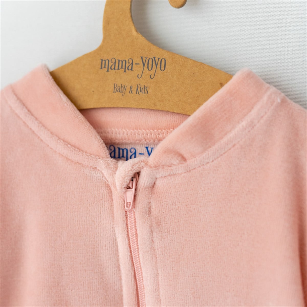 Kadife Uyku Tulumu Pembe - Baby Leopar Pink