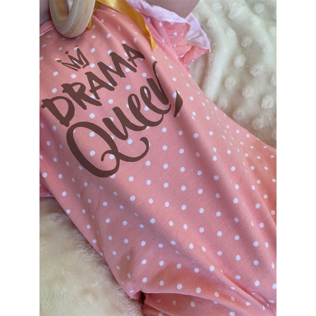 Kısa Kollu Pijama Tulum - Drama Queen