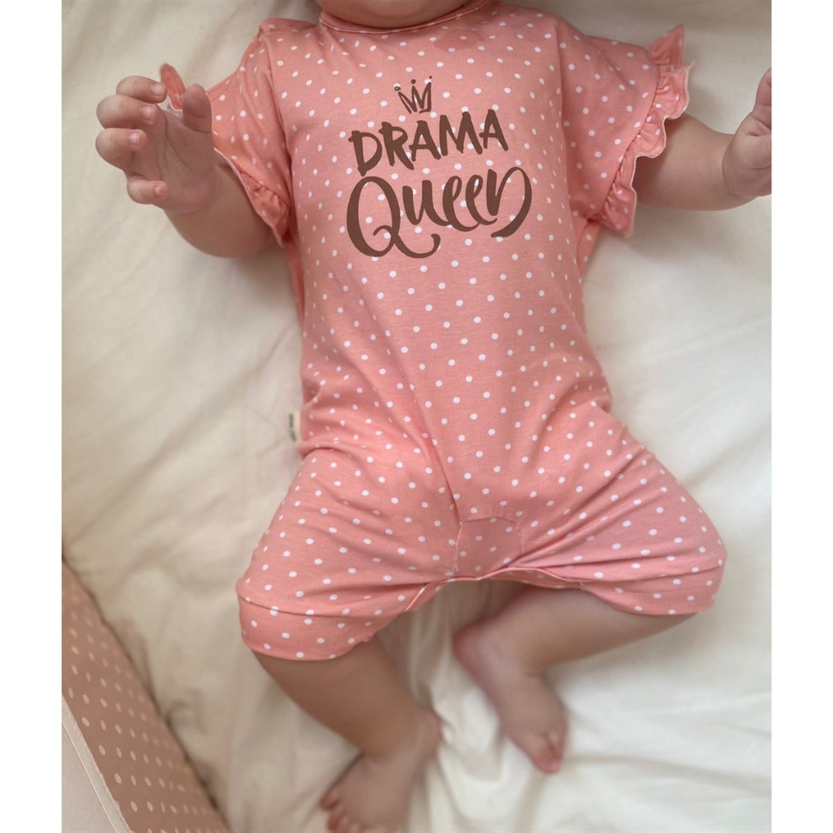 Kısa Kollu Pijama Tulum - Drama Queen