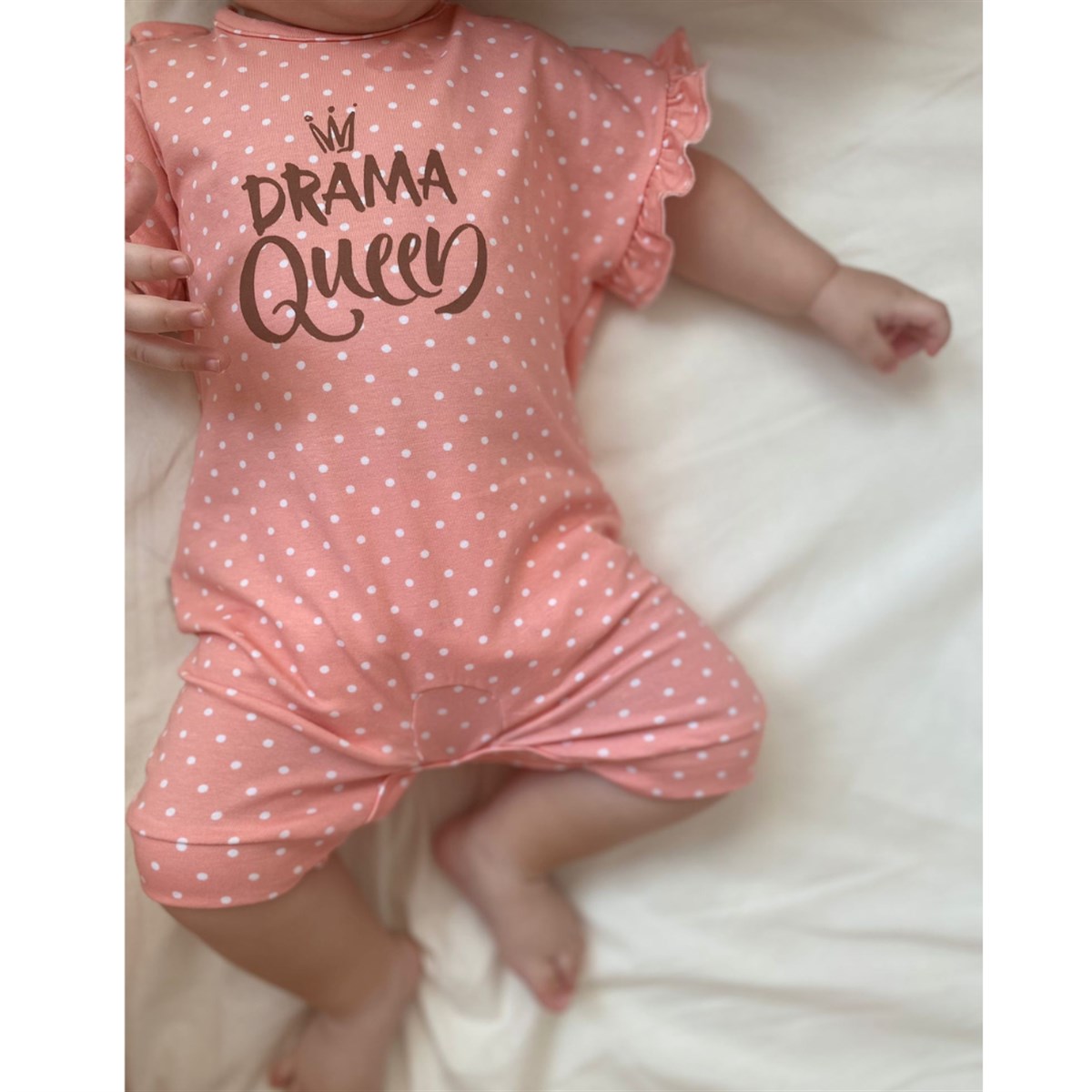 Kısa Kollu Pijama Tulum - Drama Queen