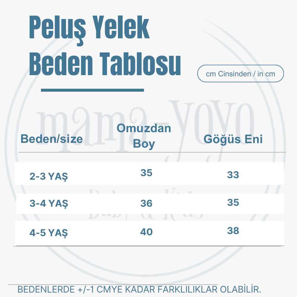 Peluş  Yelek - Hardal