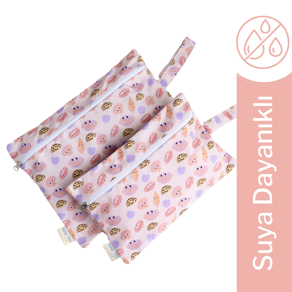 Temiz & Islak/Kirli 2li Çanta Seti Shell