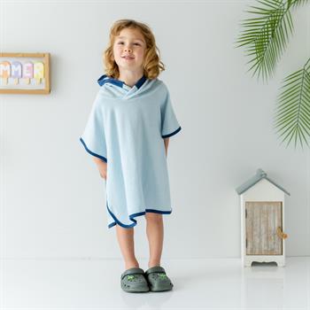 3D Nakışlı İnce Havlu Panço Maske 1-2 Y