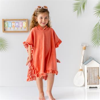 3D Nakışlı İnce Havlu Panço Unicorn  1-2 Y