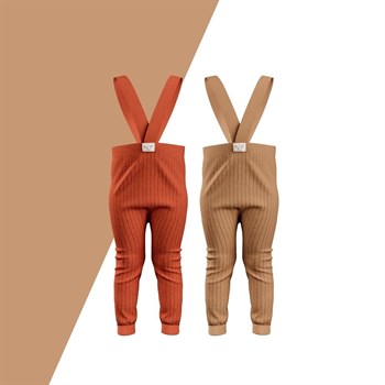 Avantajlı Set- Askılı Triko Tayt 2li Paket