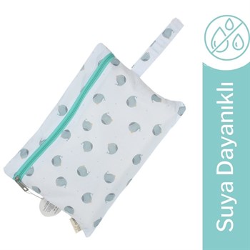  Advantageous Set- Multi Purpose Organic Muslin Throw & Water-proof Dirty/Wet Bag- Whaley  