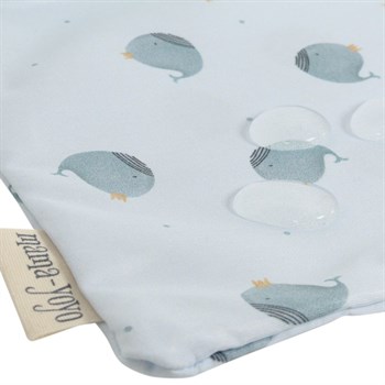  Advantageous Set- Multi Purpose Organic Muslin Throw & Water-proof Dirty/Wet Bag- Whaley  
