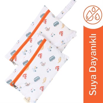  Advantageous Set- Organizer Mom-Baby Bag- Water-proof - Dirty/Wet Bag Set of 2- Beepsy