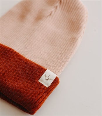 Double Sided Winter Hat-Brick Red