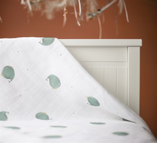 Multi Purpose Organic Muslin Throws  100% Organic Cotton- Whaley