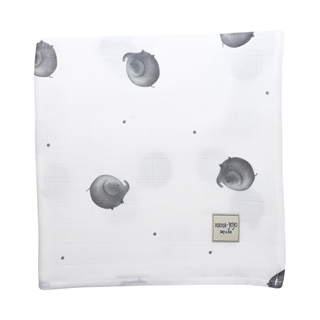 Multi Purpose Organic Muslin Throws  100% Organic Cotton- Elephantine