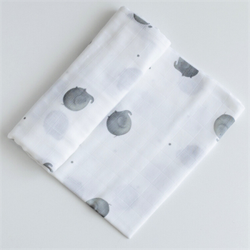 Multi Purpose Organic Muslin Throws  100% Organic Cotton- Elephantine