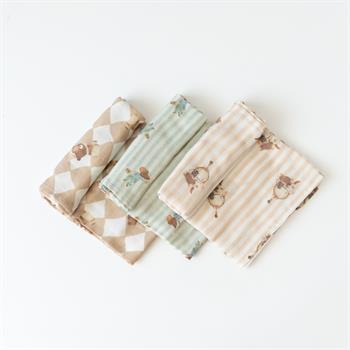 Çok Amaçlı Organik Müslin Örtü - Fare Desenli