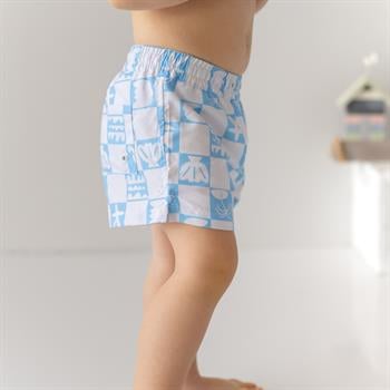 

Erkek Çocuk Şort Mayo mavi kareli  2-3 Yaş