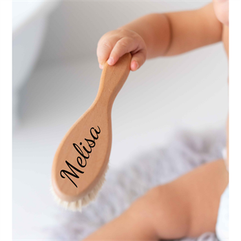 Goat Hair - Baby Brush with Name