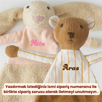İsme Özel Ayı Uyku Arkadaşı 