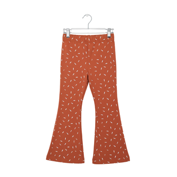 İspanyol Paça Kiremit Çocuk Tayt %100 Pamuk  2-6 Yaş