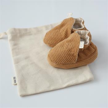 Kadife Patik - Kahve - Kaydırmaz Taban 