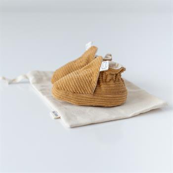 Kadife Patik - Kahve - Kaydırmaz Taban 